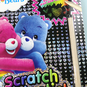 Funny Children <strong>Scratch</strong> Coloring <strong>Books</strong> , Creative <strong>Scratch</strong> Color Pad for Kids Customize Design and Size With Wooden Pen - Product Image 5