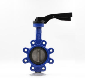 PN16วาล์วผีเสื้อแบบแมนนวลเหล็กดัดแบบกระตุ้นด้วยไฟฟ้า2 "-48" ตัวกระตุ้นนิวเมติกพร้อม EPDM - Product Image 1