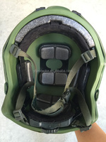 Casque tactique Green FAST Mich Coyote Tan Wendy Inside System Aramid Ballistic IIIA 3A uhmwpe