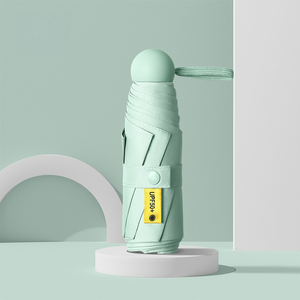 Nhà Máy Bán buôn Chất lượng cao 8 gấp ô 19 inch 8 xương sườn Mini Túi gấp ô với bảo vệ UV - Product Image 4