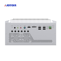 Mini PC sans ventilateur, ordinateur embarqué industriel, sortie double écran VGA HDMI, entrée d'alimentation DC 12V, qualité industrielle M80 2P