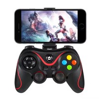 Manette V8 Sans Fil BT pour Android/iOS/PC/TV à Double Vibration Compatible avec Consoles de Salon et Appareils Portables