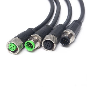 Cavo Personalizzato M8/M10/M12 Connettori Impermeabili Maschio-Femmina in PVC 2-10P Assemblaggio Cablaggio per Esterni Automotive Elettronica Computer - Product Image 3