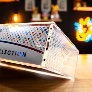 Pochemon resistente UV acrilico PTCG espositore ETB Booster UPC Bundle custodia con coperchio magnetico custodia protettiva in acrilico - Product Image 3