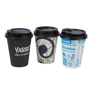 Top vente papier tasses à café jetables simple paroi blanc papier tasses - Product Image 3