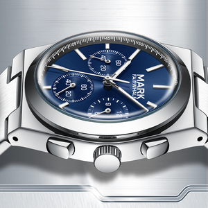 <span class=keywords><strong>Orologio</strong></span> da Polso al Quarzo da <span class=keywords><strong>Uomo</strong></span> Mark Fairwhale, Cassa in Acciaio Inossidabile con Set Bracciale, Quadrante 40MM, Impermeabile, <span class=keywords><strong>Orologio</strong></span> Elegante da Ufficio FW-5170 - Product Image 3