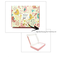 Caja de Cartón Corrugado Personalizada con Impresión Offset, Tipo Avión, 3 Capas, Flauta E, con Laminado Brillante/Mate, Recubrimiento UV y Grabado en Relieve