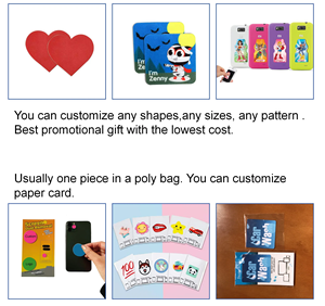 Customized Logo Hand <b>Phone</b> Microfiber Cloth Sticky <b>Screen</b> <b>Cleaner</b> Sticker With Paper Card Printed Adhesive Mobile <b>Phone</b> <b>Cleaner</b> - Product Image 6