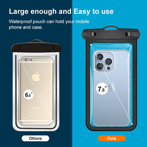 Custodia Impermeabile per Cellulare con Cordino, Disponibile in 3 Misure, in PVC, Basso MOQ - Product Image 3