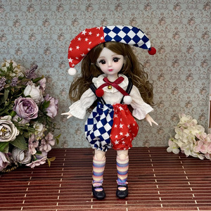 1:10 échelle BJD poupée habiller ensemble de vêtements 30cm bricolage jouet en plastique Lolita robe uniforme tenue de femme de chambre - Product Image 4