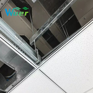 PVC层压石膏天花板吸音吊顶板和面板网格安装矿物石膏板伊拉克热销 - Product Image 6