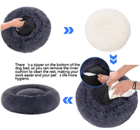 Literie pour animaux de compagnie, ronde et confortable, en peluche, nouveau style, jolie princesse, canapé intelligent et apaisant, pour chiens et chats