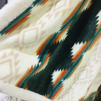 ZT Großhandel Polyester bedruckte atmungsaktive gestrickte Über würfe Weiche Nerz Kaninchen fell decken für Couch Sofa