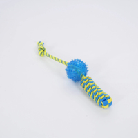 Jouet à mâcher indestructible en nylon tressé robuste pour chiens et chats Promotion de la santé bucco-dentaire Jouet ludique