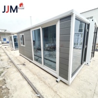 Maison préfabriquée extensible en conteneur, 2-3 chambres, acier, pliable, mobile, mini-maison, bureau, bâtiment, 20 pieds, en vente