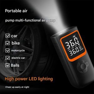 <span class=keywords><strong>Gonfleur</strong></span> de pneus de voiture multifonctionnel sans fil électrique portable <span class=keywords><strong>universel</strong></span> à écran numérique LED 12V avec arrêt automatique - Product Image 4