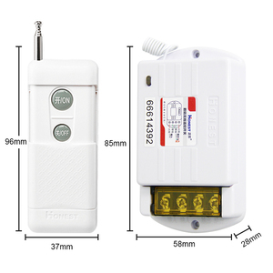 220V 30A relé mando a distancia receptor blanco 433 MHz y transmisor de interruptor de Control remoto <span class=keywords><strong>RF</strong></span> inalámbrico - Product Image 2