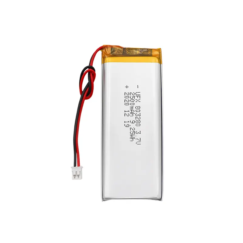 リチウムイオン電池UFX 803280 2500mAh 3.7Vリチウムイオンポリマーバッテリーパック中国リチウムイオン電池工場カスタマイズモニタリング機器バッテリー