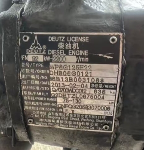Các sử dụng động cơ <span class=keywords><strong>diesel</strong></span> wp6g125e22 cho công nghiệp máy xúc, máy móc xây dựng loader - Product Image 4