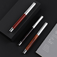 Stylos plume haut de gamme Parker, stylo en bois de luxe pour la calligraphie, stylo en bois fantaisie avec logo personnalisé