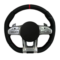 Volant en fibre de carbone adapté aux voitures Mercedes-AMG Classe C W204 C63 W212 W218 W207 W172 SLK