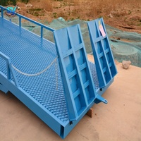 Rampe de chargement mobile hydraulique SYMDR 6T 8T 10T 12T 15T pour opérations de chargement de conteneurs par chariot élévateur