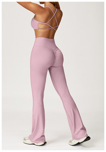 Ensemble Sportif d'Automne TongJoes pour <span class=keywords><strong>Femme</strong></span>, Yoga à Séchage Rapide et Tenue de <span class=keywords><strong>Fitness</strong></span> Respirante avec Logo Frontal Sensation, Vêtements de Course Taille - Product Image 6