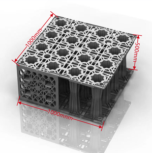 ถังเก็บกักน้ำจากพายุระบบกรองน้ำฝนแบบแยกส่วนสำหรับโรงงานอุตสาหกรรมทางหลวงการวางผังเมือง - Product Image 3