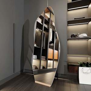 2025 tendencia estilo moderno personalizado luz LED espejo de baño antivaho pared decorativa IRREGULAR muebles de sala de estar - Product Image 5