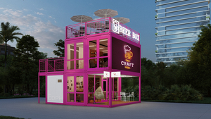 Conteneur maritime préfabriqué modifié de 20 et 40 pieds en promotion : café, restaurant, bar mobile - Product Image 5
