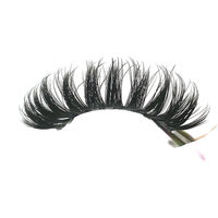 Faux faux cils de haute qualité bande de vison cils en gros avec boîtes à cils Logo personnalisé