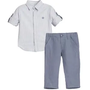 مجموعة ملابس خريفية للأطفال من ديف بيلا ، مجموعة ملابس مرقعة مخططة للأطفال ، مجموعات غير رسمية للأطفال 2 بذلة