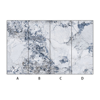 Feuille de panneaux muraux en PVC Marbre UV Panneau mural en PVC pour la décoration de la maison