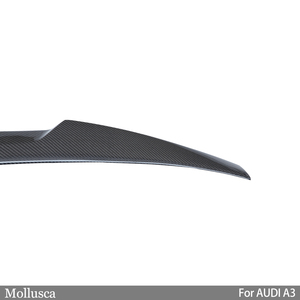 สปอยเลอร์หลังคาร์บอนไฟเบอร์แท้ สำหรับ A3 S3 RS3 8V M4 สไตล์ ปี 2013-2020 - Product Image 5
