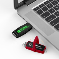 Nueva Memoria USB 2.0 de Alta Velocidad y Gama Alta con Diseño Tipo-C, Logotipo LED, Garantía de 1 Año, Certificación CE/RoHS/FCC, Precio de Fábrica