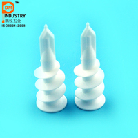 En stock, petit cheville auto-perceuse en nylon pour cloison sèche avec vis, 11*31, nylon blanc naturel PA66, chevilles auto-perceuses pour cloison sèche