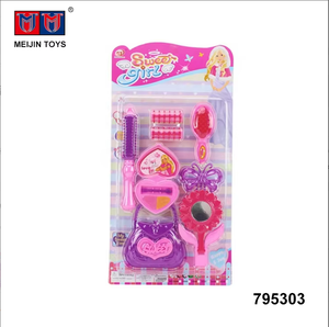 Bijoux en plastique pour enfants, ensemble de maquillage, beauté, jouet pour filles, offre spéciale, collection - Product Image 3