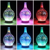 Diffuseur d'arôme en verre 3D Portable, humidificateur d'air d'aromathérapie de parfum