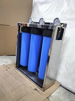 Logo personnalisé Système de filtration d'eau pour toute la maison Cadre en acier 3 étapes PP + CTO + GAC filtre à eau prix d'usine