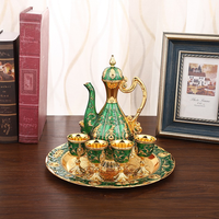 Décoration d'intérieur, distributeur de tasses rétro, style nordique, ensemble de vodka en métal, ornement