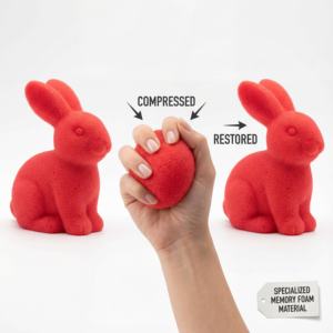 Éponge magique en forme d'animal, inspirée du lapin, fabriquée en usine OEM, éponge en mousse souple à rebond, éponge de nettoyage en mousse. - Product Image 5