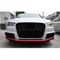 Kit carrosserie pour Audi A3 2012-2016, mise à niveau au style RS3, pare-chocs de voiture, accessoires de voiture, pièces de tuning automobile, diffuseur arrière avec échappement