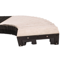 Guide télescopique Armure Soufflet Couverture Ignifuge Tissu Flexible Organe De Protection Bouclier Rail Soufflet Couverture