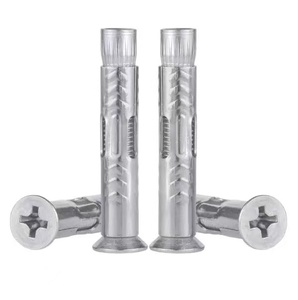 Baut Angkur Countersunk Phillips Baja Tahan Karat 304 Ukuran Penuh, Ulir M6 Diameter 12mm, Finishing Cerah, Khusus untuk Pintu - Product Image 2