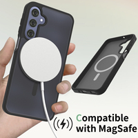Étui de téléphone magnétique mat haut de gamme pour Samsung A16 A26 A36 A56 A17 A37 A57, toucher doux et soyeux, antichoc, coque de téléphone personnalisée