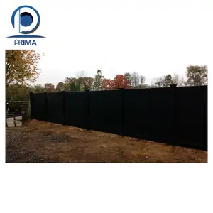 Panneaux de clôture de ferme en PVC 8X8 de conception classique pour l'extérieur, clôture de treillis en plastique PVC bon marché