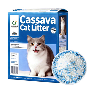Nuova Lettiera per Gatti in Polimero <span class=keywords><strong>Super</strong></span> Assorbente 2026, Vendita all'Ingrosso, Sabbia per Gatti in Cassava Leggermente Profumata, Deodorante e Sicura per Gatti - Product Image 1