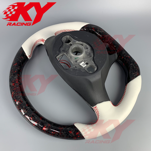 อุปกรณ์ตกแต่งรถยนต์ พวงมาลัยคาร์บอนไฟเบอร์ LED RPM สำหรับรถยนต์ Volkswagen Passat B8 Jetta Polo VW MK8 MK5 MK6 MK7 Golf 7 GTI - Product Image 3