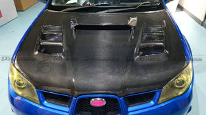 ราคาขายส่งจากโรงงาน ชุดแต่งคาร์บอนไฟเบอร์ 3k Twill สำหรับ SUBARU Impreza WRX STI 9 Gen VF Type ฝากระโปรงพร้อมช่องดักลม - Product Image 5