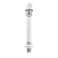Tuyau d'évacuation en plastique au design moderne pour lavabo de salle de bain et cuisine, rallonge de drain pour hôtel
